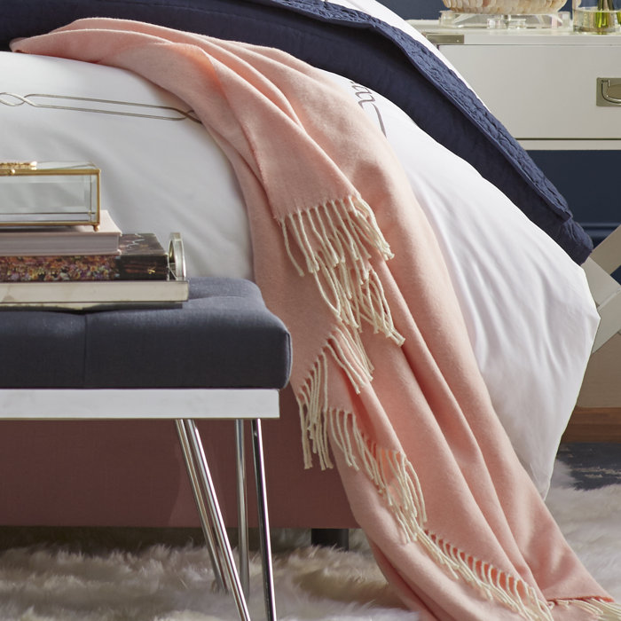 Lands Downunder Italian Herringbone Throws Woven Throw Blanket